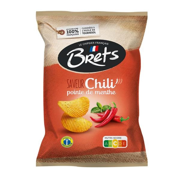 Chips Brets saveur chili menthe 125 gr