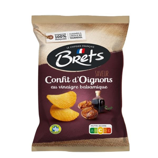 Chips Brets saveur confit d'oignons & vinaigre balsamique 125 gr