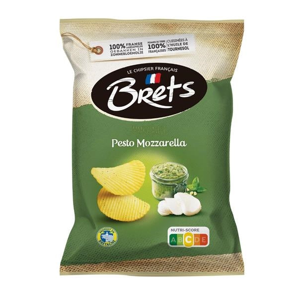 Chips Brets saveur pesto mozzarella 125 gr