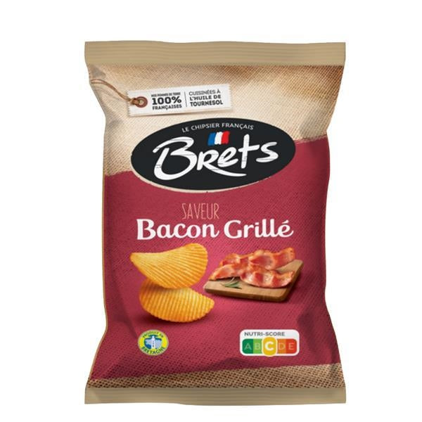 Chips Brets saveur bacon grillé 125 gr