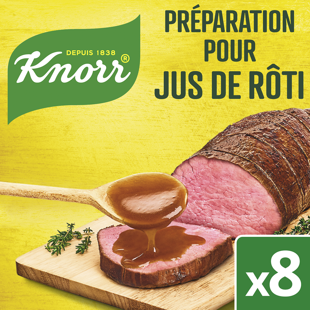 Cubes jus de rôti KNORR, 8 tablettes, 72g