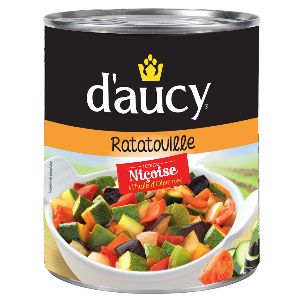 Ratatouille cuisinée D'AUCY - Boîte 750g