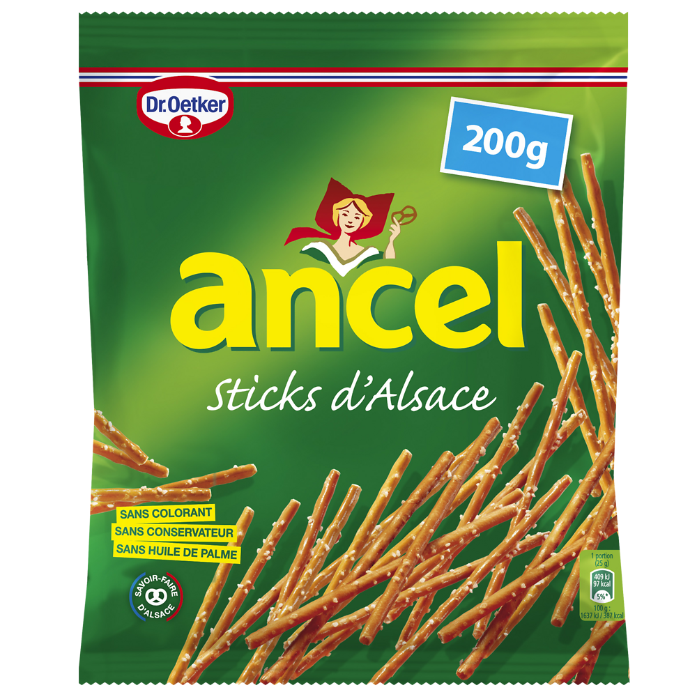 Sticks apéritif Ancel DR OETKER, 200g