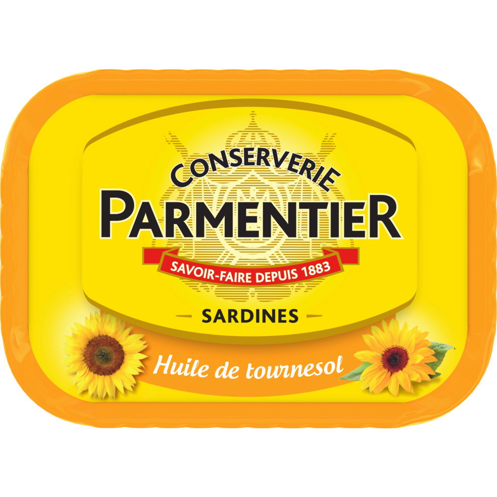 Sardines huile de tournesol PARMENTIER - 135g