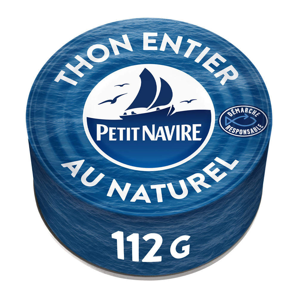 Thon au naturel démarche responsable PETIT NAVIRE 112g