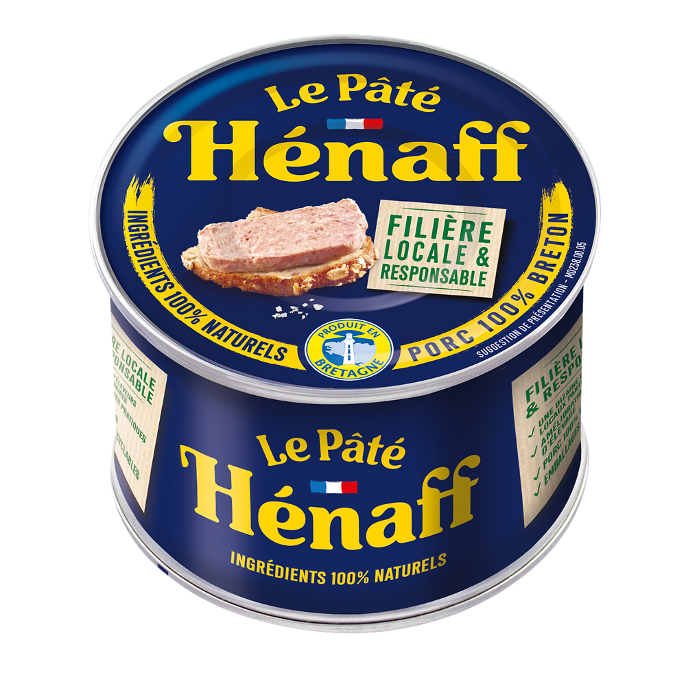 Pâté pur porc HENAFF, 260g