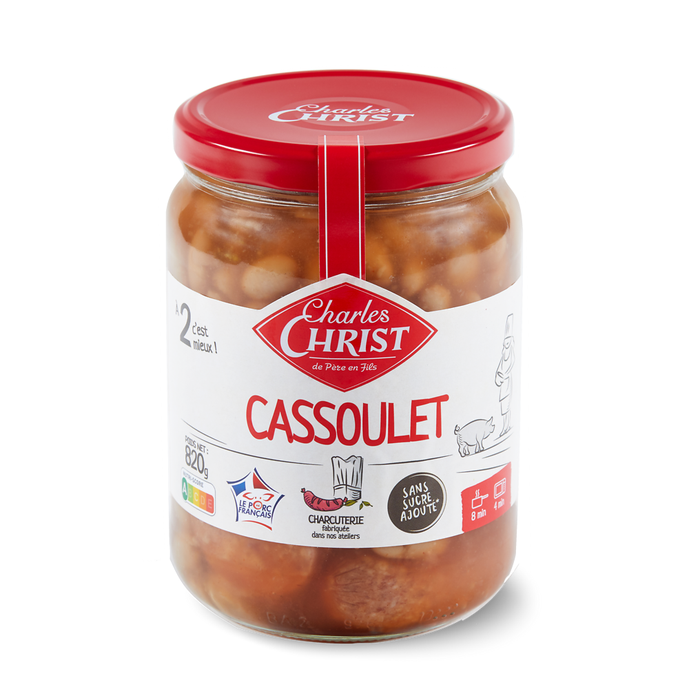 Cassoulet CHRIST, Boîte de 820g