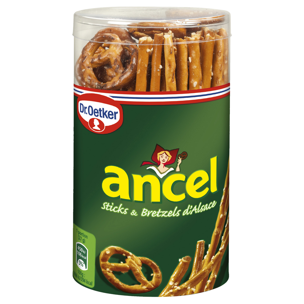 Mini assortiment sticks & bretzels d'Alsace DR OETKER, 137g