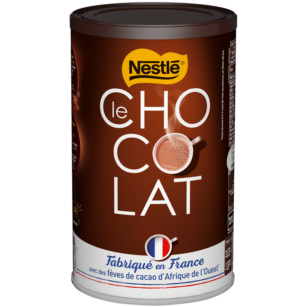 Poudre chocolatée Nestlé Le Chocolat - Boite 500g