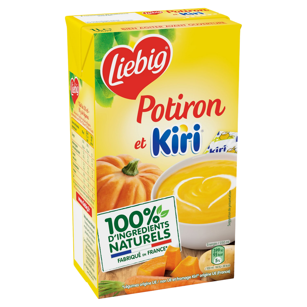 Soupe Doux Plaisirs potiron et kiri LIEBIG, 1l