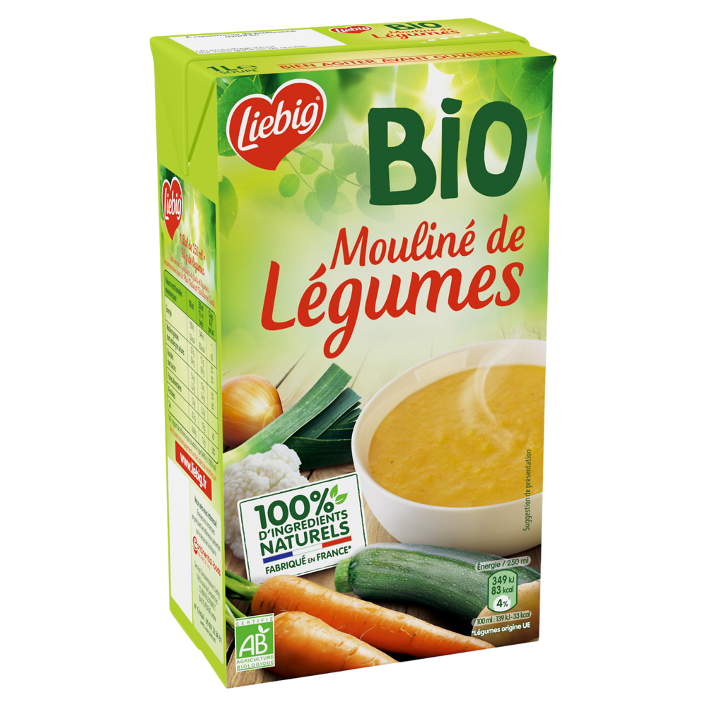 Soupe mouliné de légumes bio LIEBIG, 1l