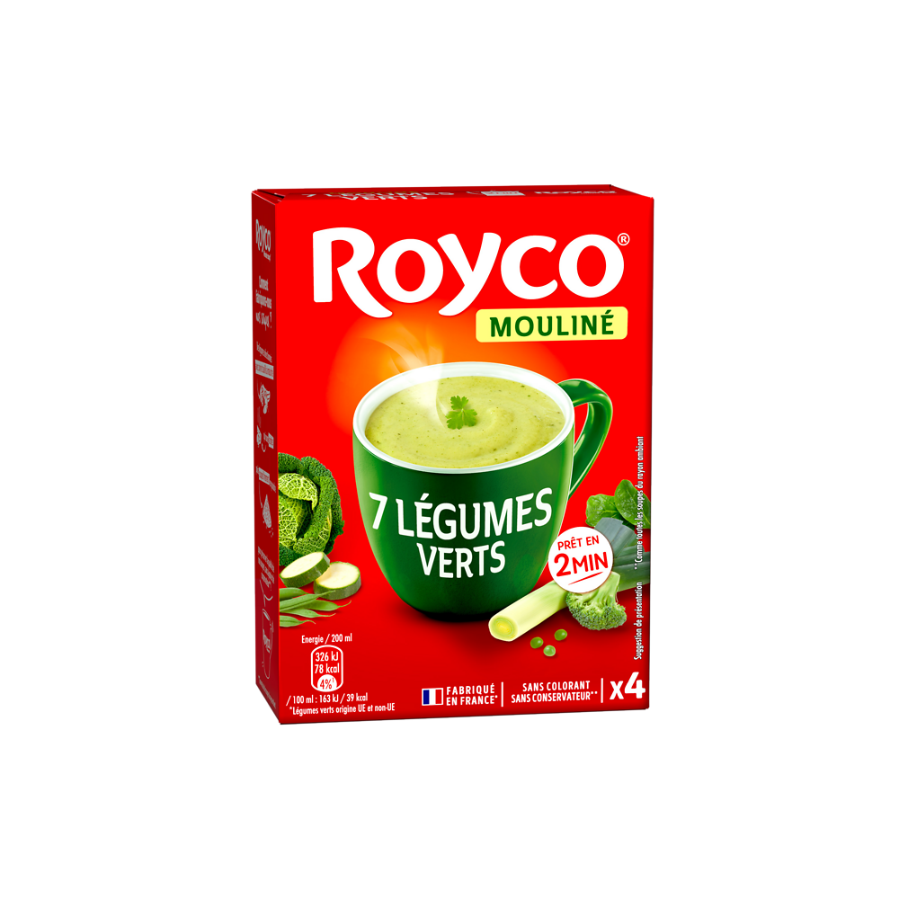 Soupe Panier de légumes verts ROYCO Minute soup' 80cl