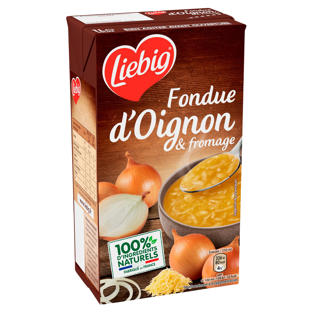 Soupe Fondue d'oignon & fromage LIEBIG, 1 l