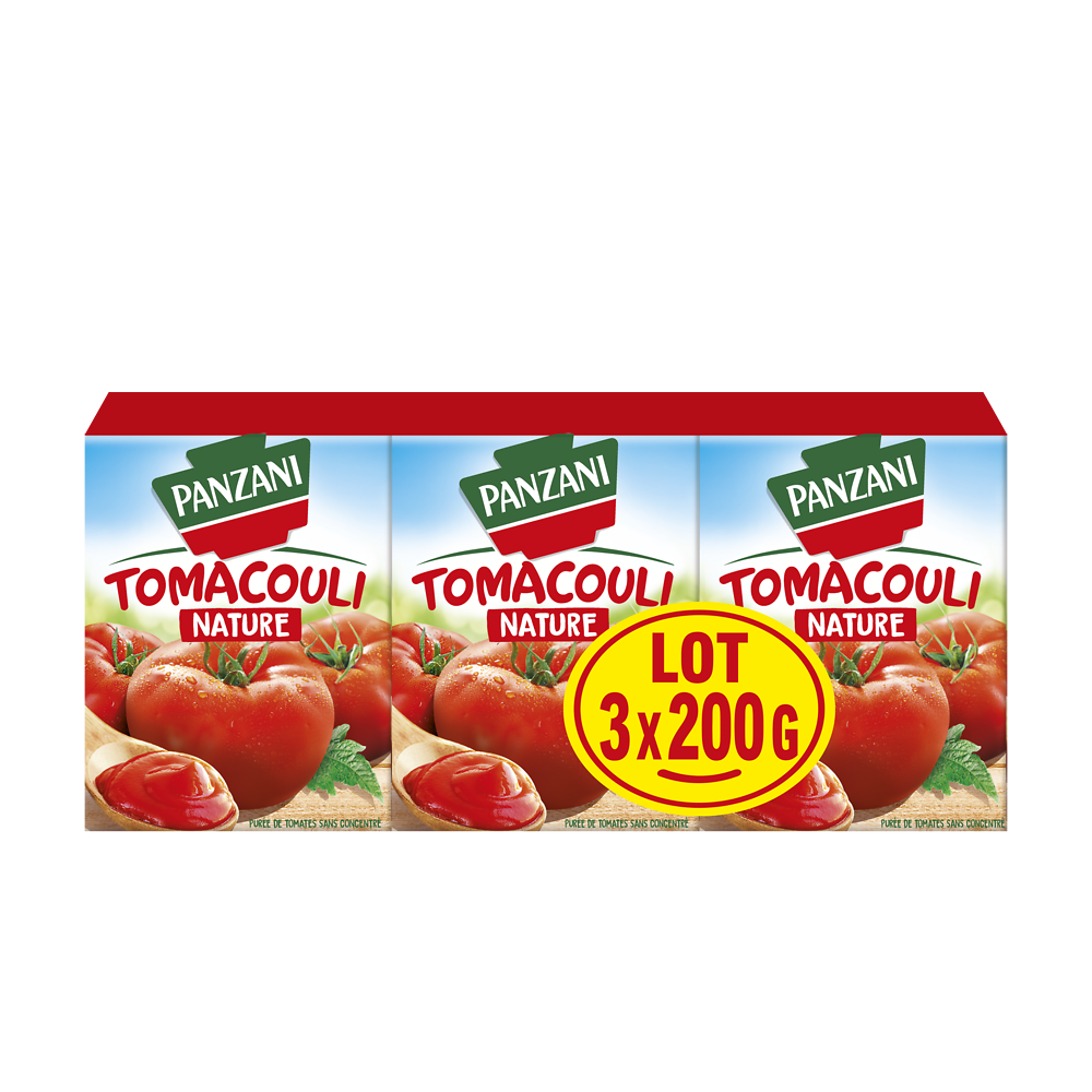 Sauce Tomacouli brique PANZANI - 3x200g