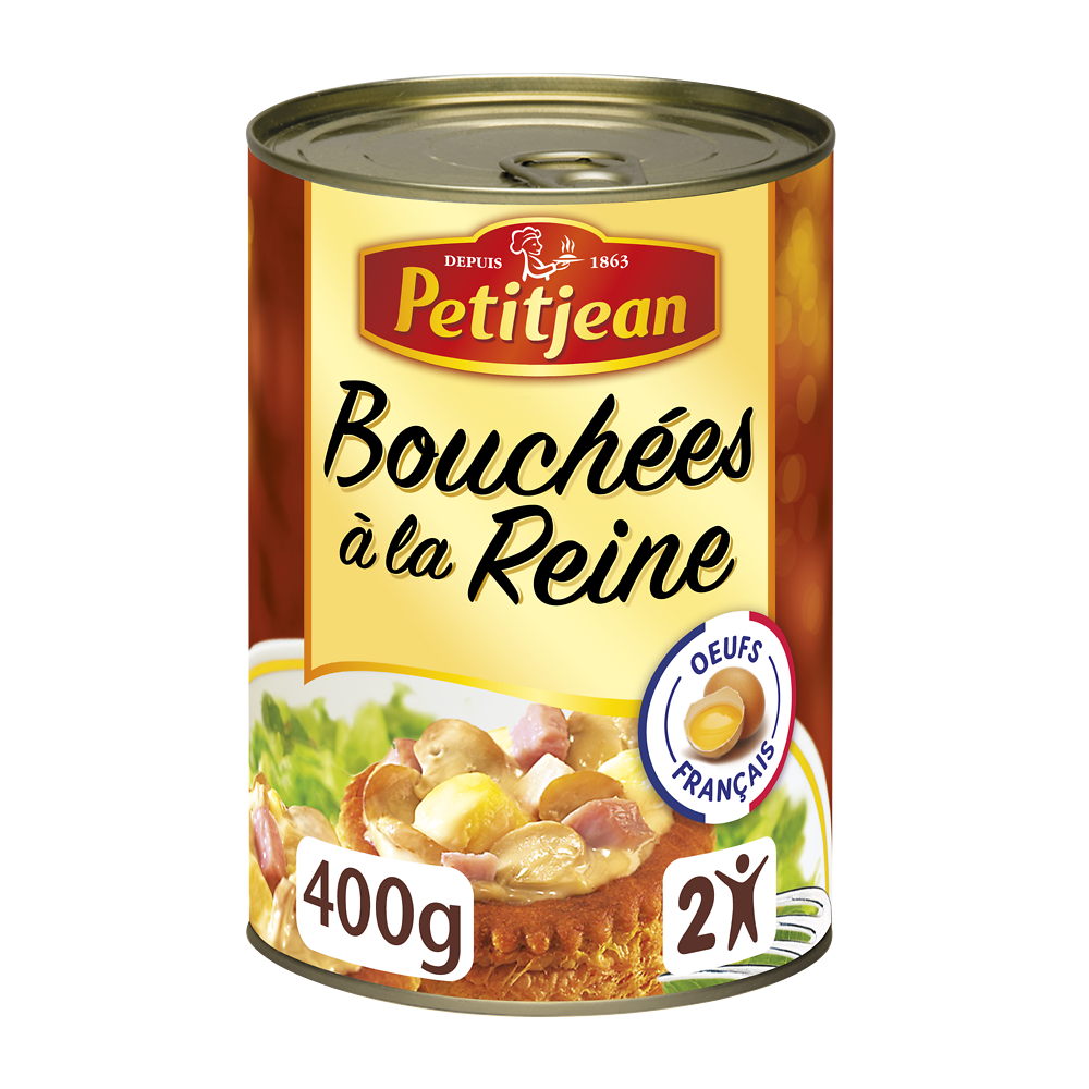 Garniture pour bouchées à la reine PETIT JEAN, boîte de 400g