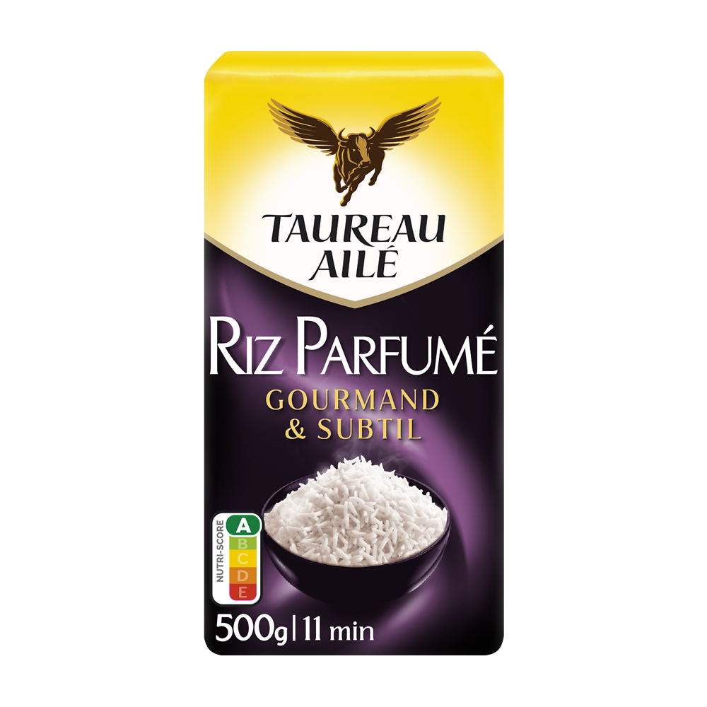 Riz parfumé le délicat 11 minutes TAUREAU AILE, paquet 500g