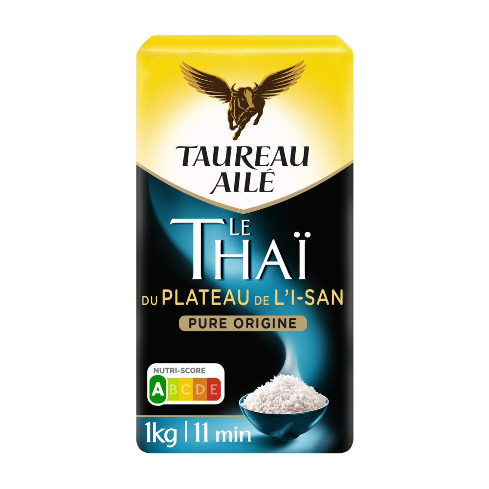 Riz thaï du plateau de l'is-an TAUREAU AILE, 1kg