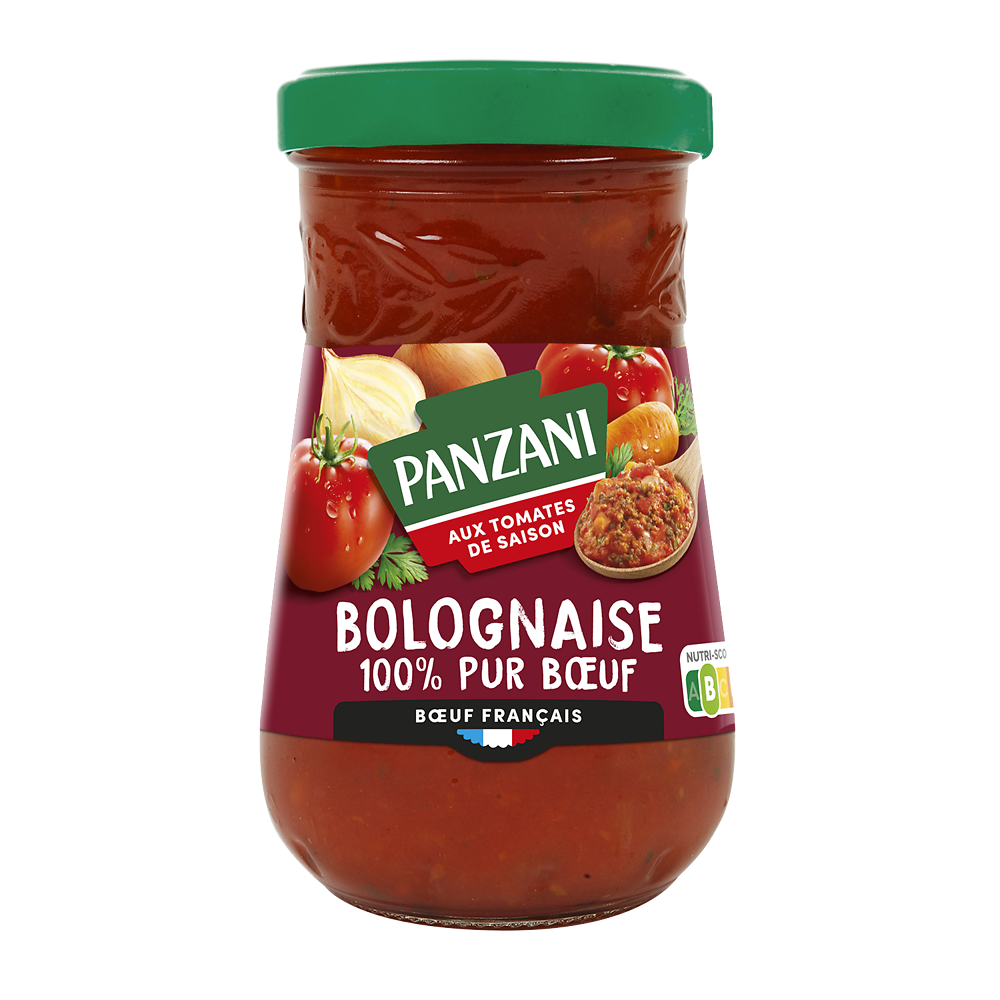 Sauce Bolognaise 100% pur boeuf PANZANI - 200g