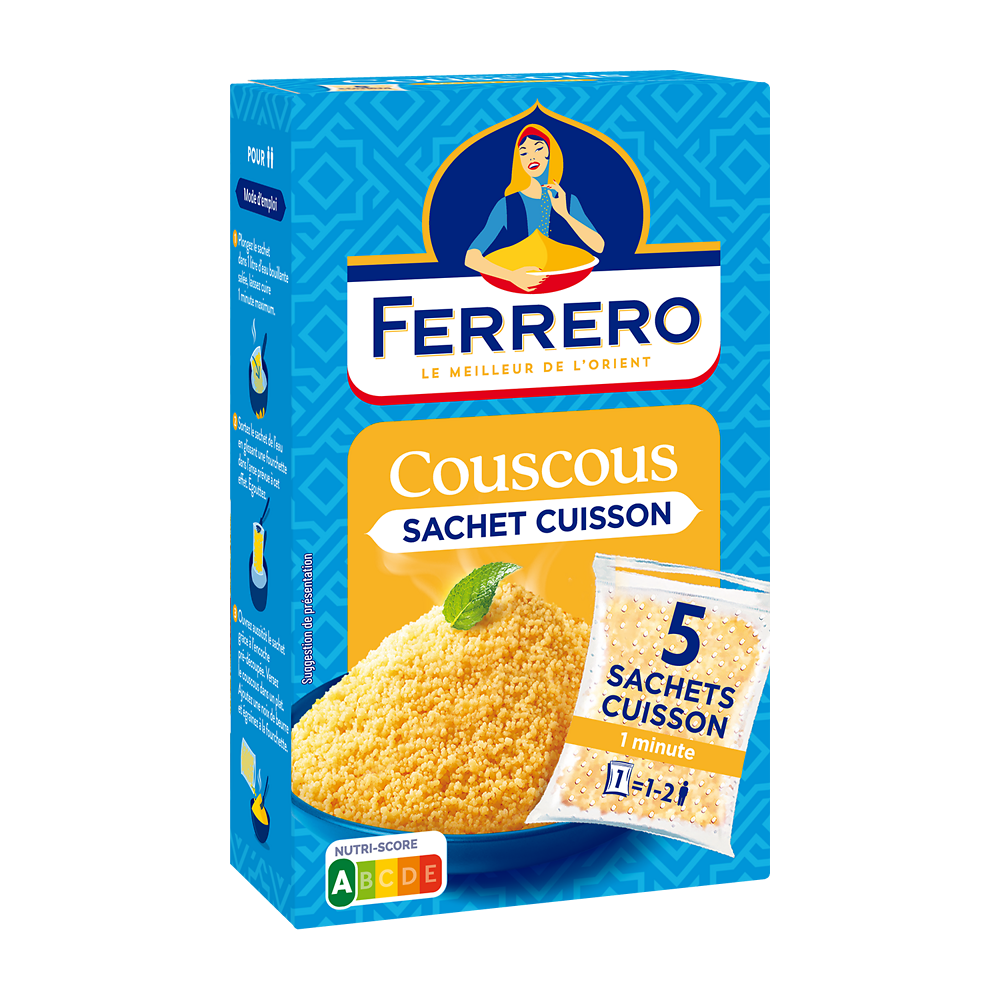 Couscous moyen FERRERO - 5x100g