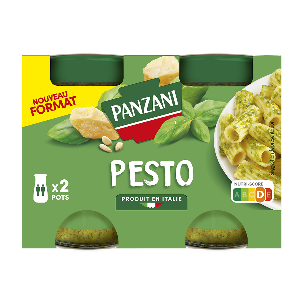 Sauce Pesto basilic PANZANI - 2x90g