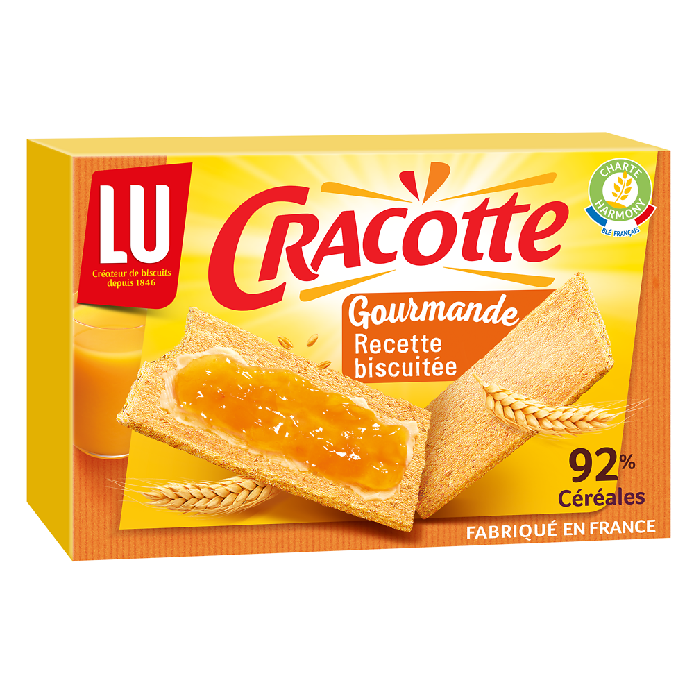 Biscottes gourmandes CRACOTTE - Paquet de 250g