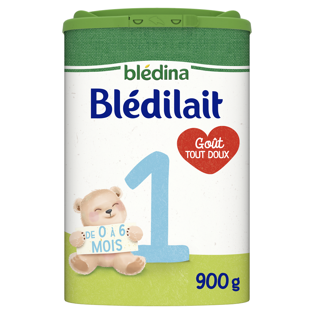 Lait en poudre bébé 1er âge de 0 à 6 mois BLEDILAIT BLEDINA 900g