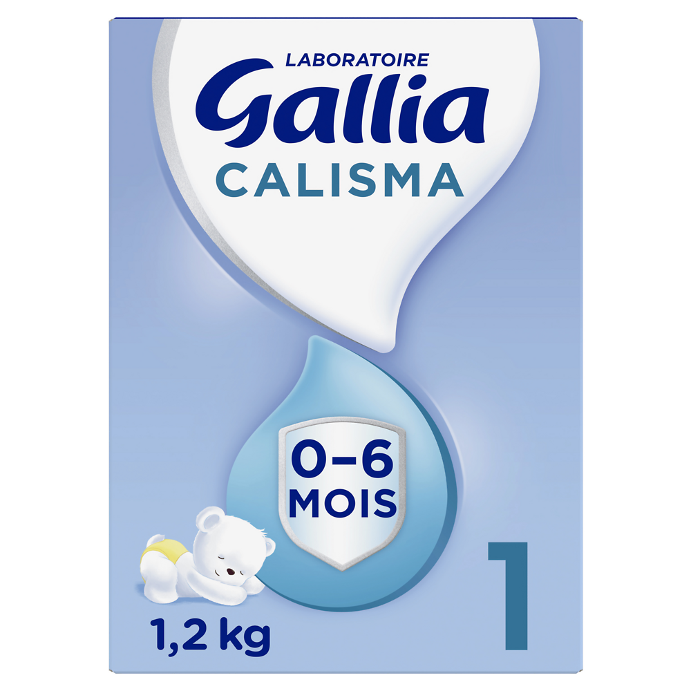 Lait en poudre bébé 1er âge de 0 à 6 mois GALLIA CALISMA boîte 1,2kg