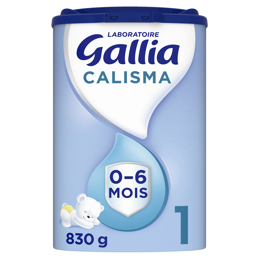 Lait en poudre bébé 1er âge de 0 à 6 mois GALLIA CALISMA boîte 830g