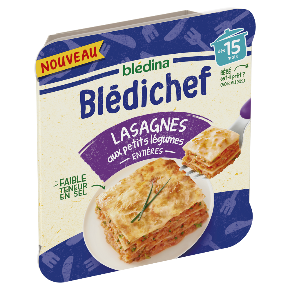 Lasagnes aux petits Légumes dés 15 mois BLEDINA 230g