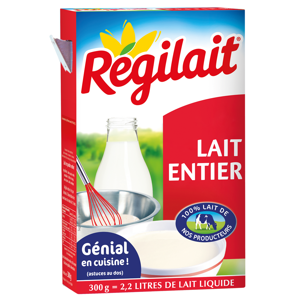 Lait entier en poudre REGILAIT, 300g