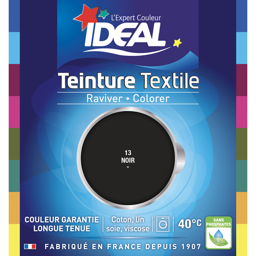 Teinture liquide maxi pour tissus noirs IDEAL