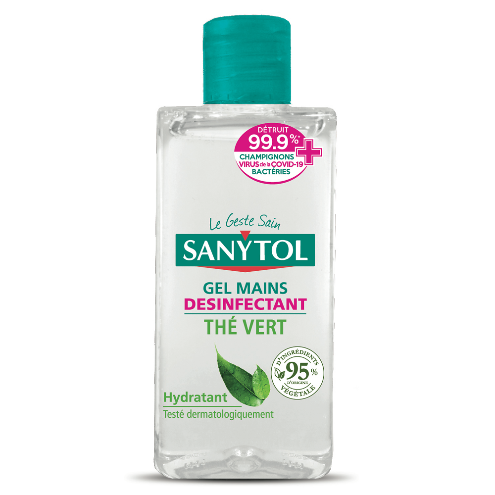 Gel désinfectant hydroalcoolique mains SANYTOL flacon 75ml