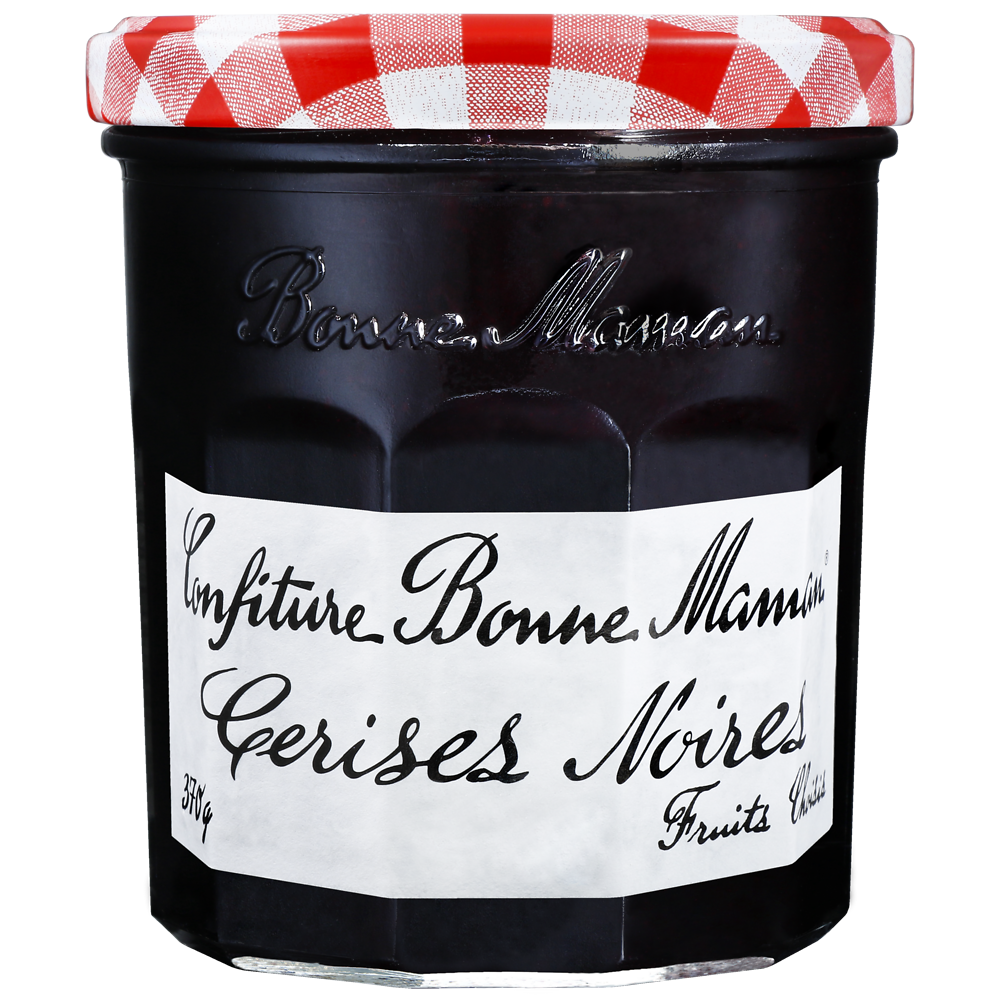 Confiture de cerises noires BONNE MAMAN, 370g