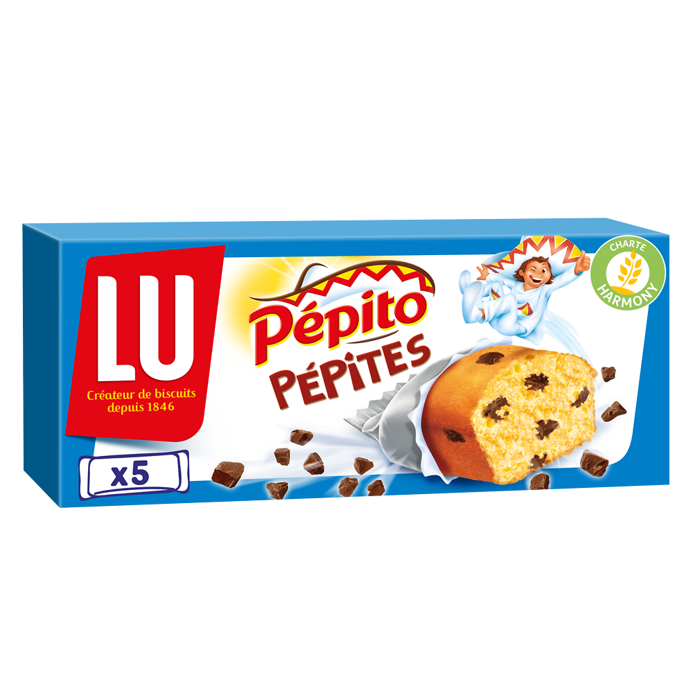 Gâteaux aux pépites de chocolat Pepito LU, paquet de 150g