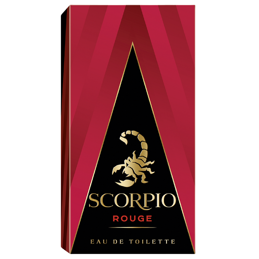 Eau de toilette Homme Rouge SCORPIO, Vaporisateur 75ml