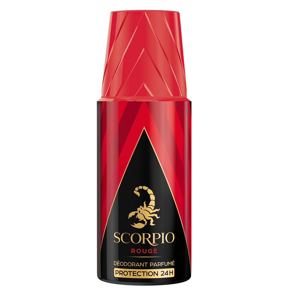 Déodorant Rouge SCORPIO, atomiseur de 150ml