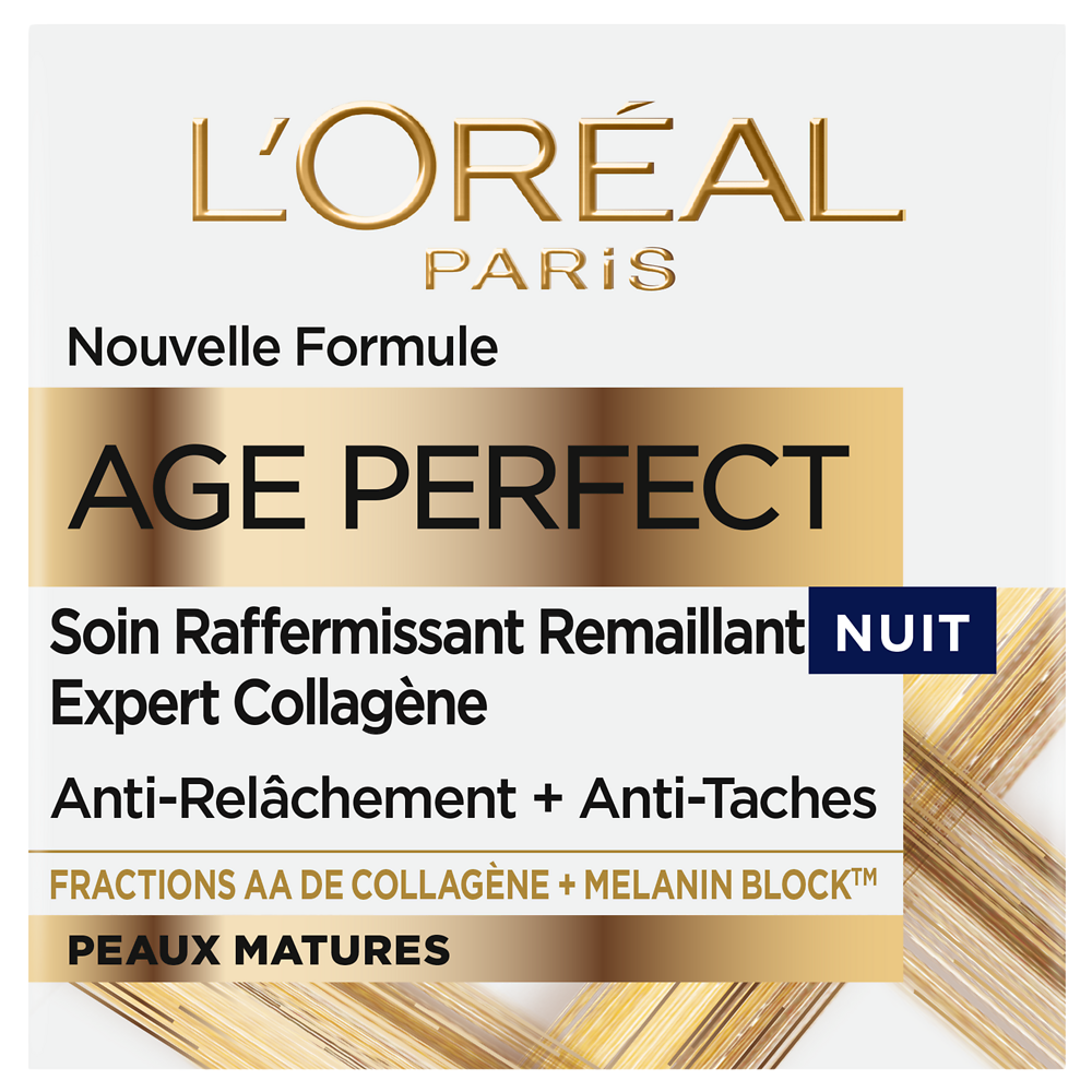 Age Perfect - Crème Anti-Âge Visage Nuit Raffermissant L'OREAL PARIS Pot 50ml