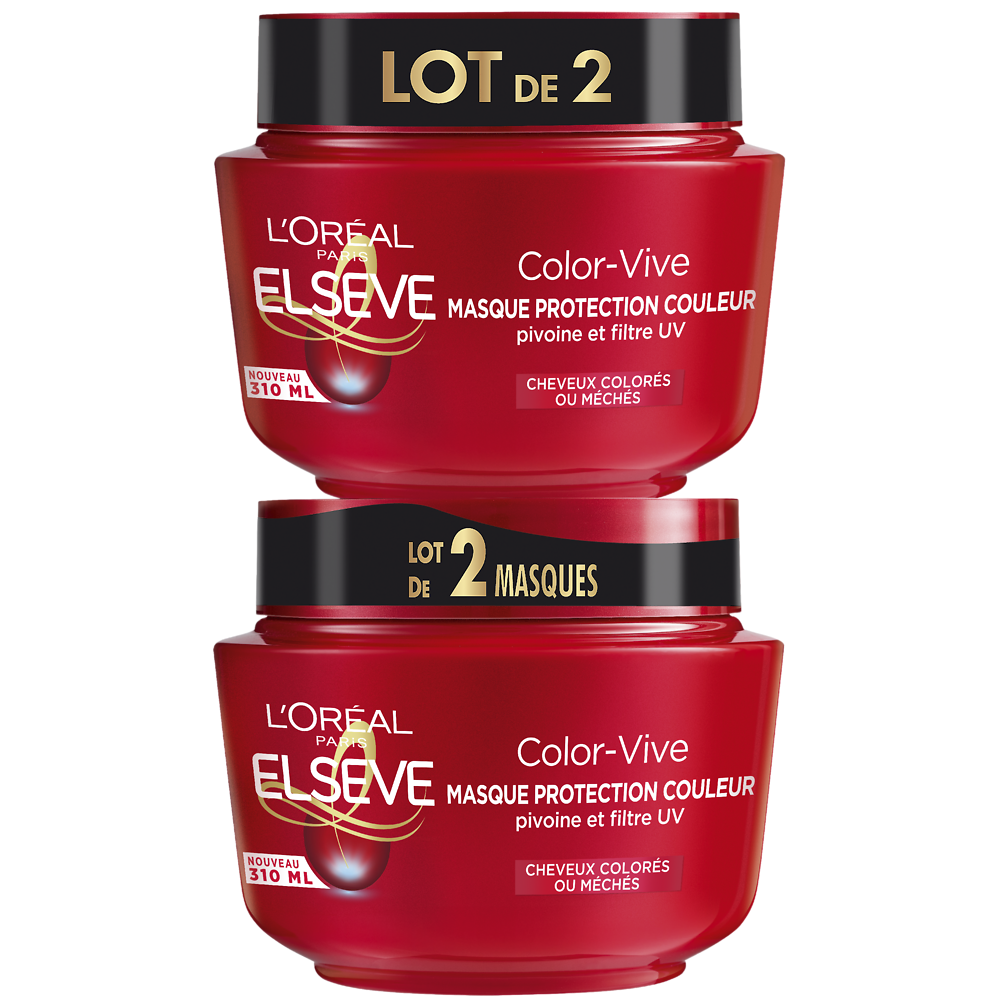 Masque capillaire Colorvive ELSEVE 2x310ml