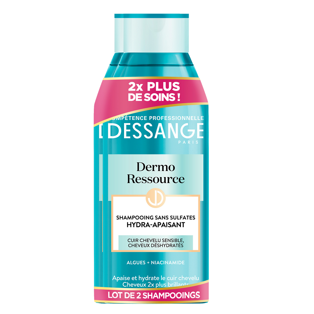 Shampooing Hydra-Apaisant DESSANGE Dermo Ressource 2x250ml