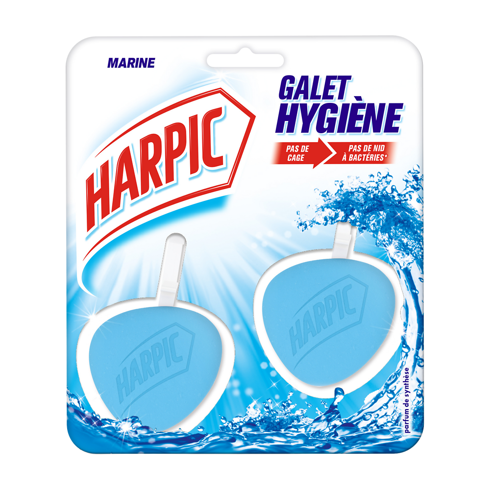 Blocs galets hygiène marine HARPIC, x2