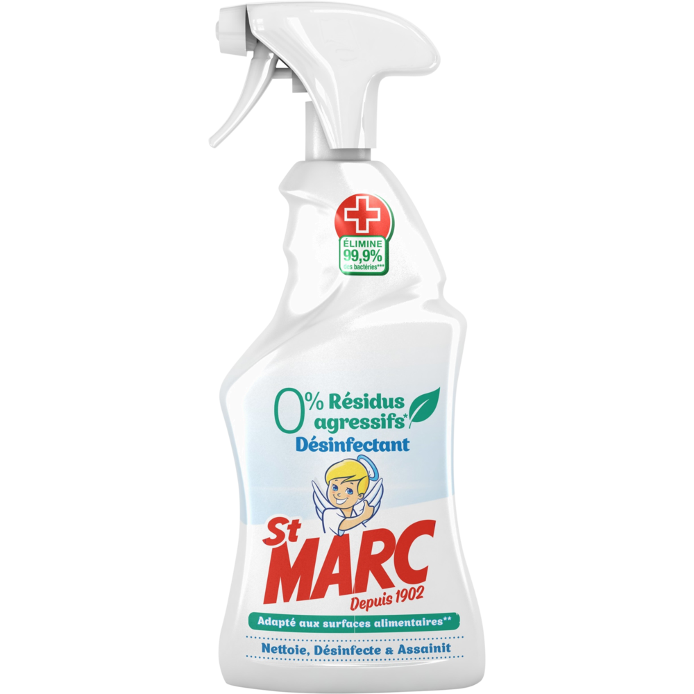 Désinfectant 0% résidus agressifs ST MARC, 500ml