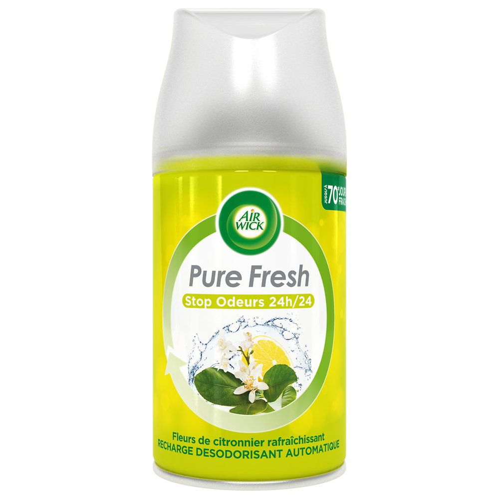 Recharge rafraîchissant Freshmatic pure fleurs de citronnier AIR WICK250ml