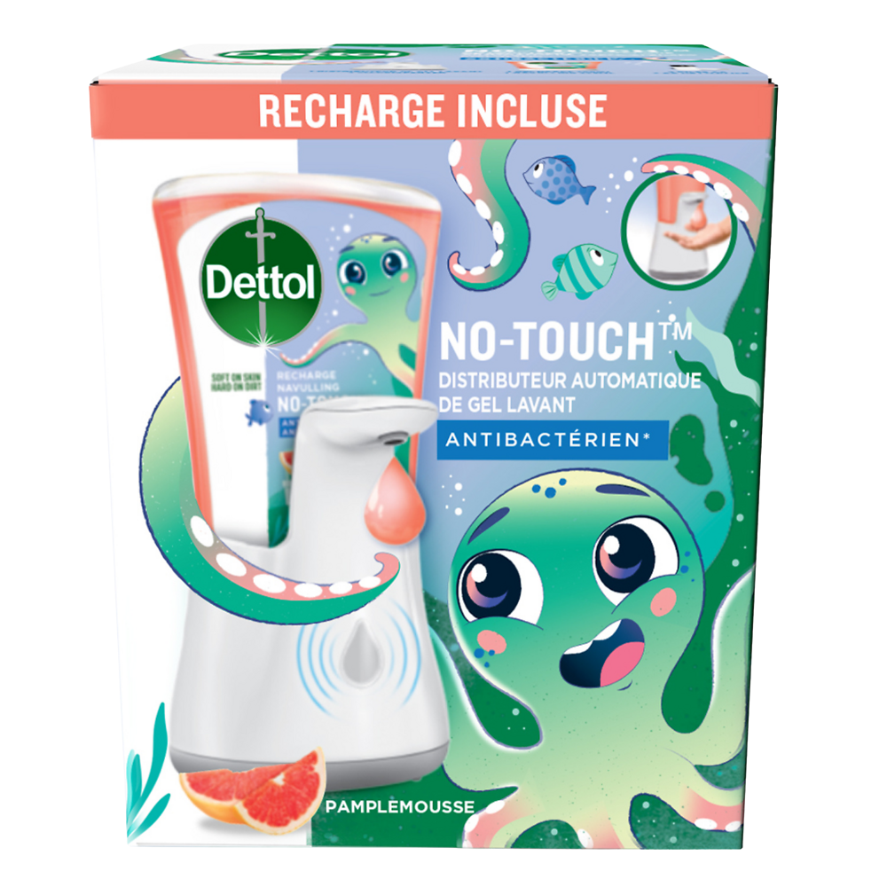 Distributeur No Touch Kids Pamplemousse DETTOL 250ml