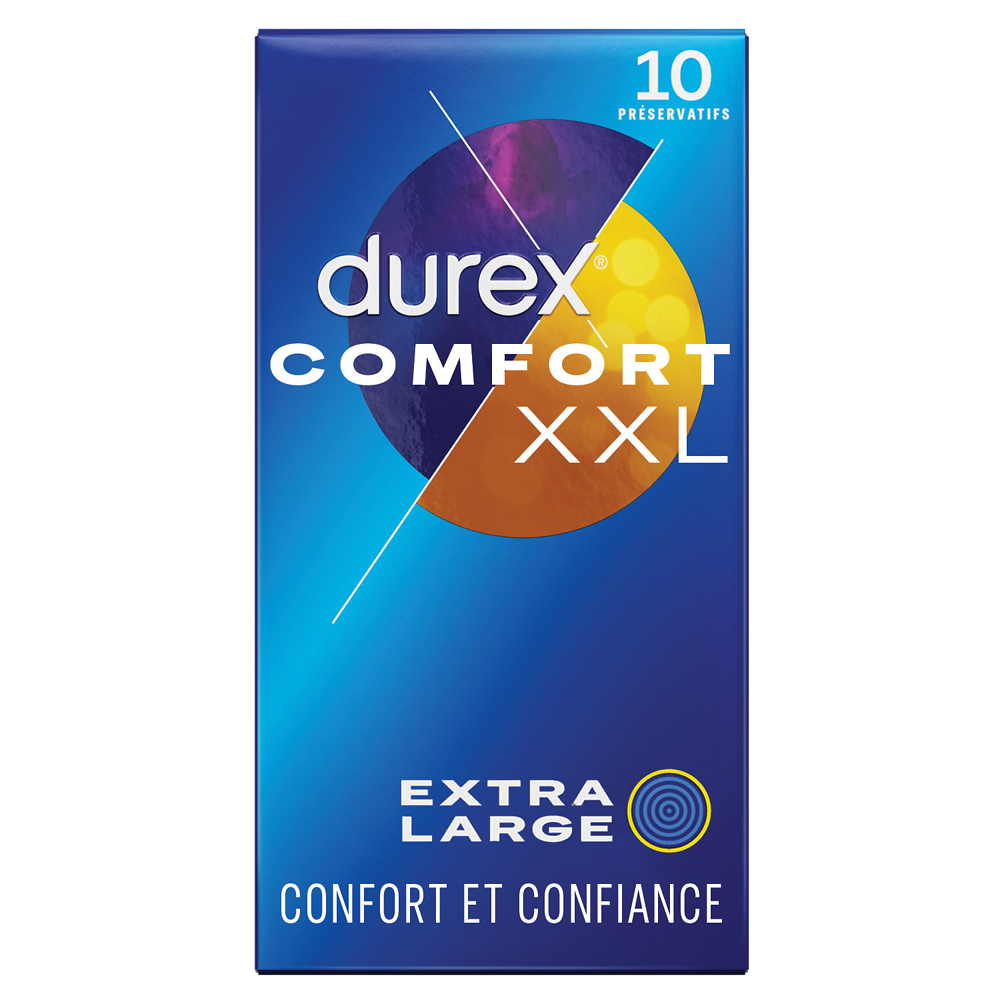 Préservatif comfort xxl DUREX boîte x10