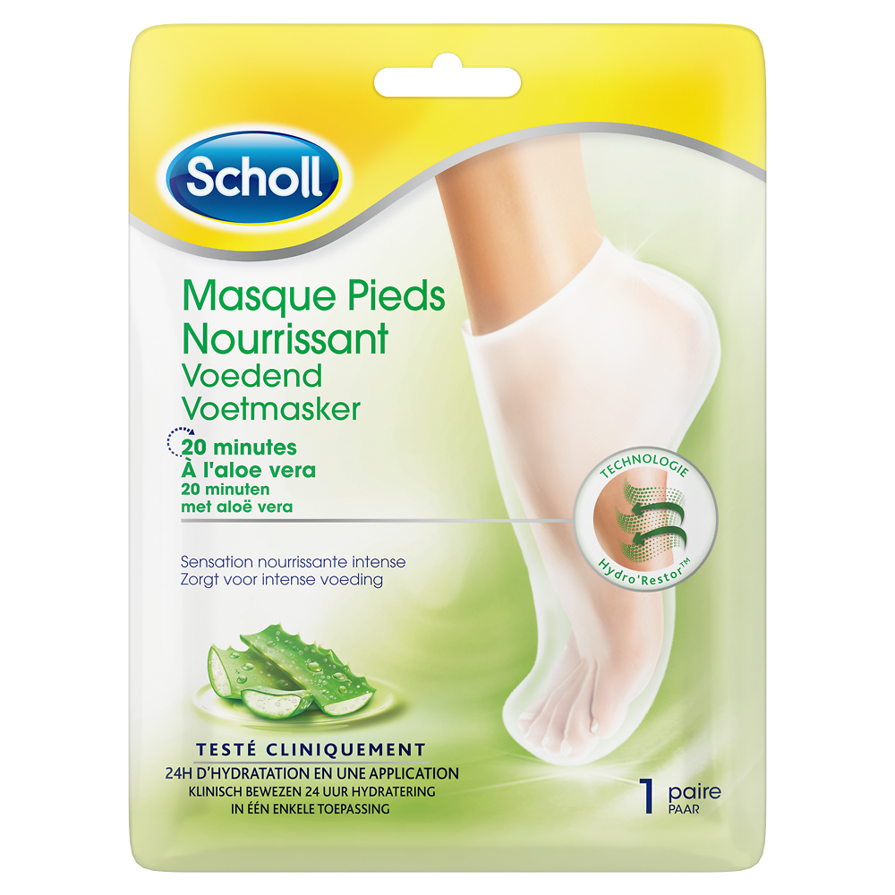 Masque pieds nourissant aloe vera SCHOLL