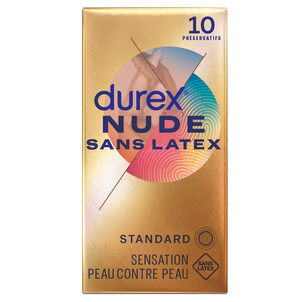 Préservatifs Nude Sans Latex DUREX x10