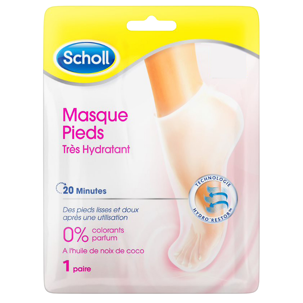 Masque pour les pieds très hydratant SCHOLL, 1 paire