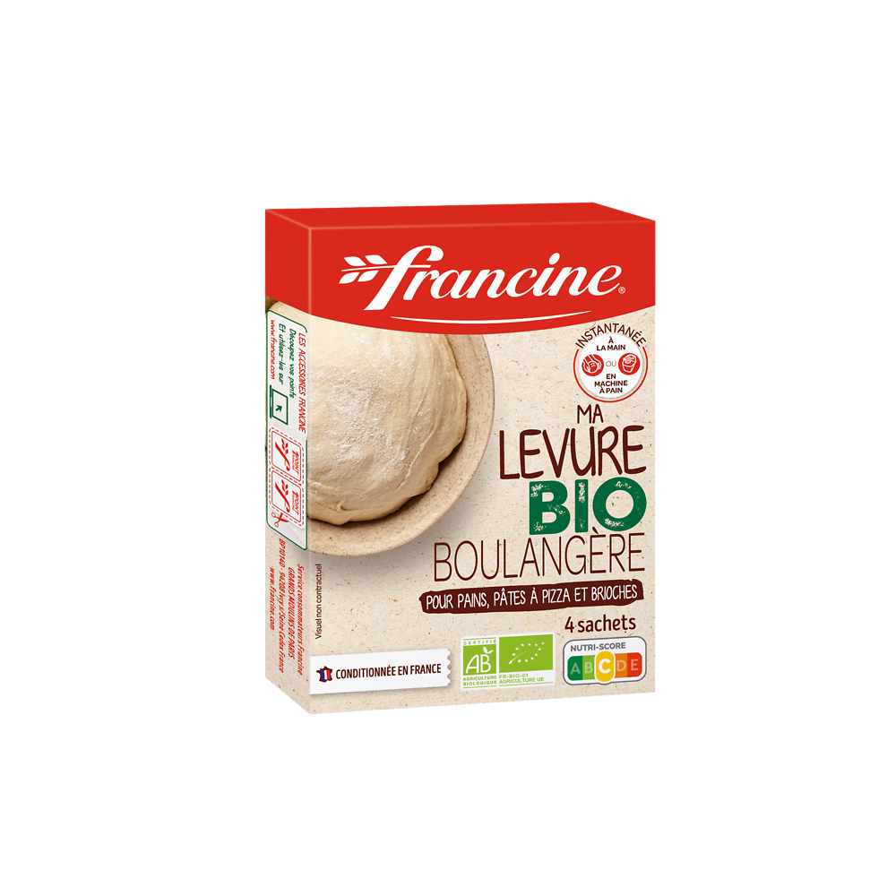 Levure boulangère bio FRANCINE, 36g