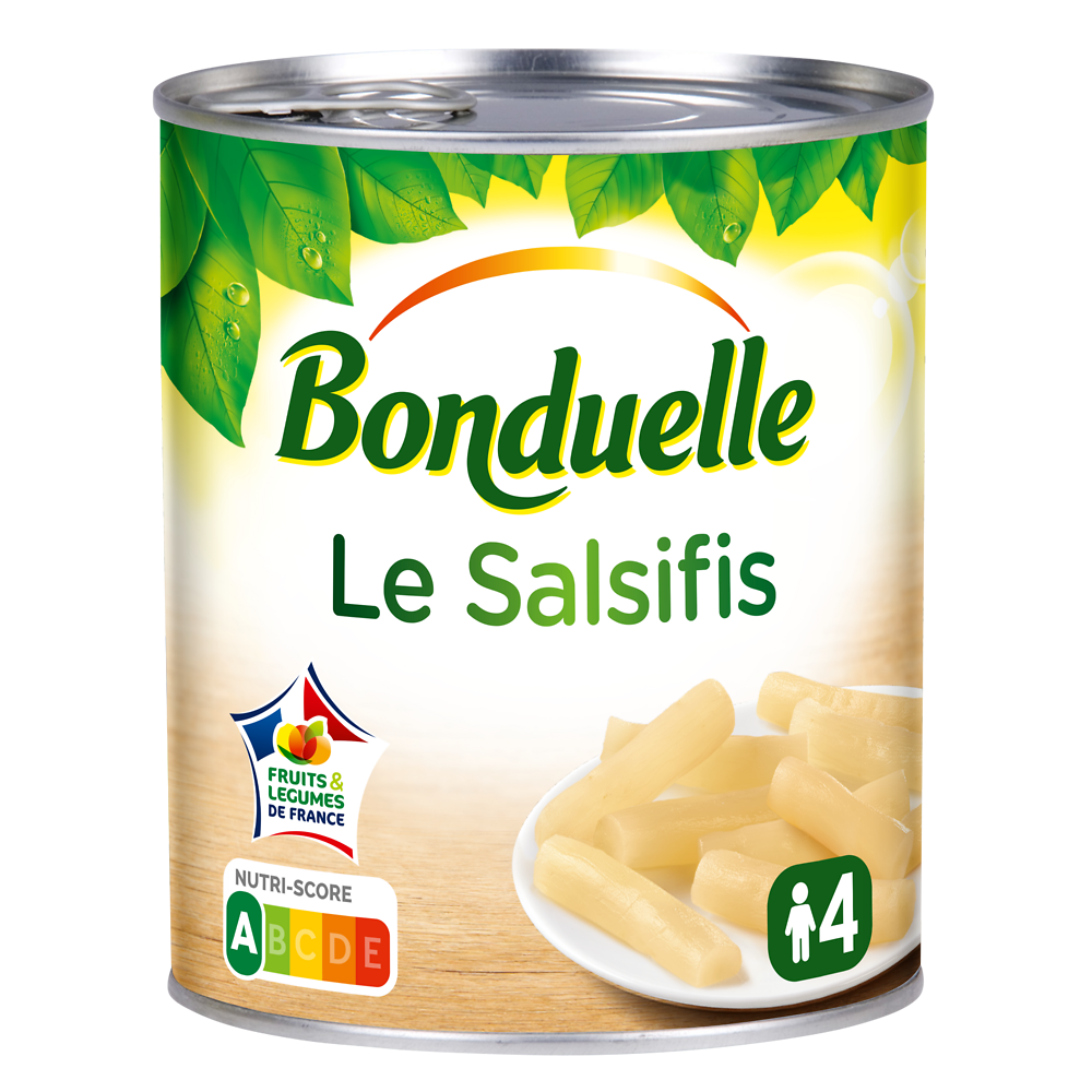 Salsifis Sans conservateur BONDUELLE - Boîte de 500g net égoutté