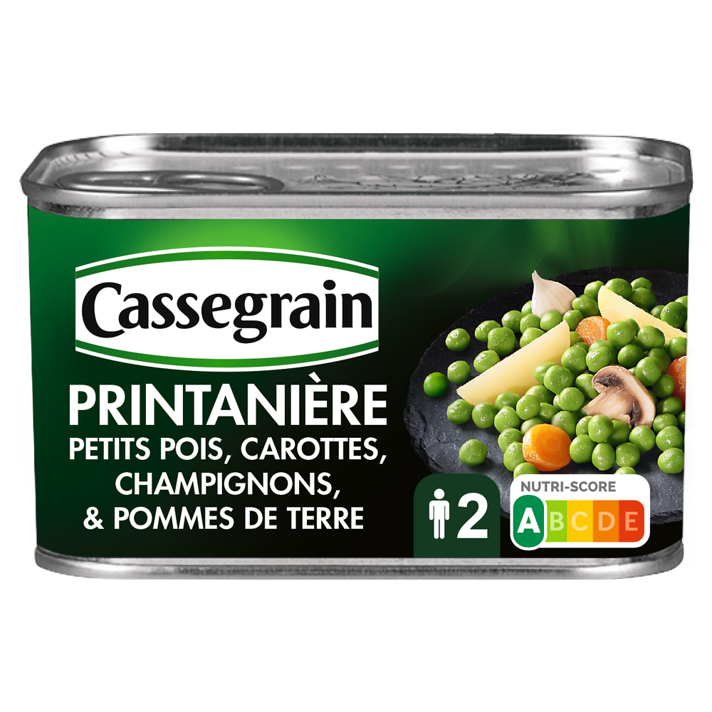 Printanière de petits légumes CASSEGRAIN - Boîte 265g